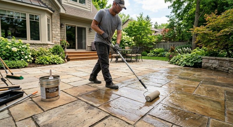 Flagstone Sealing in Tacoma, WA